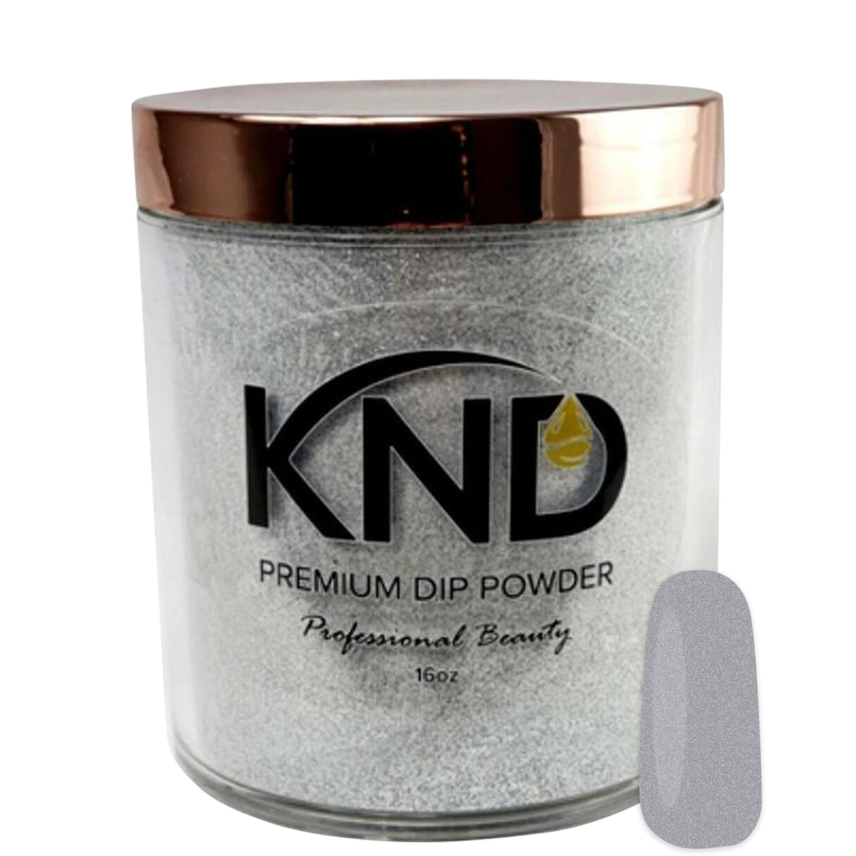 A21 “Silver Glitter” – 16oz Jar Dip Powder