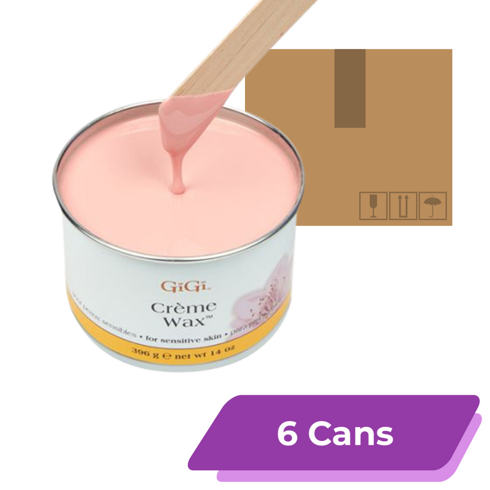 GiGi | Creme Wax | 14oz – (6 Cans)