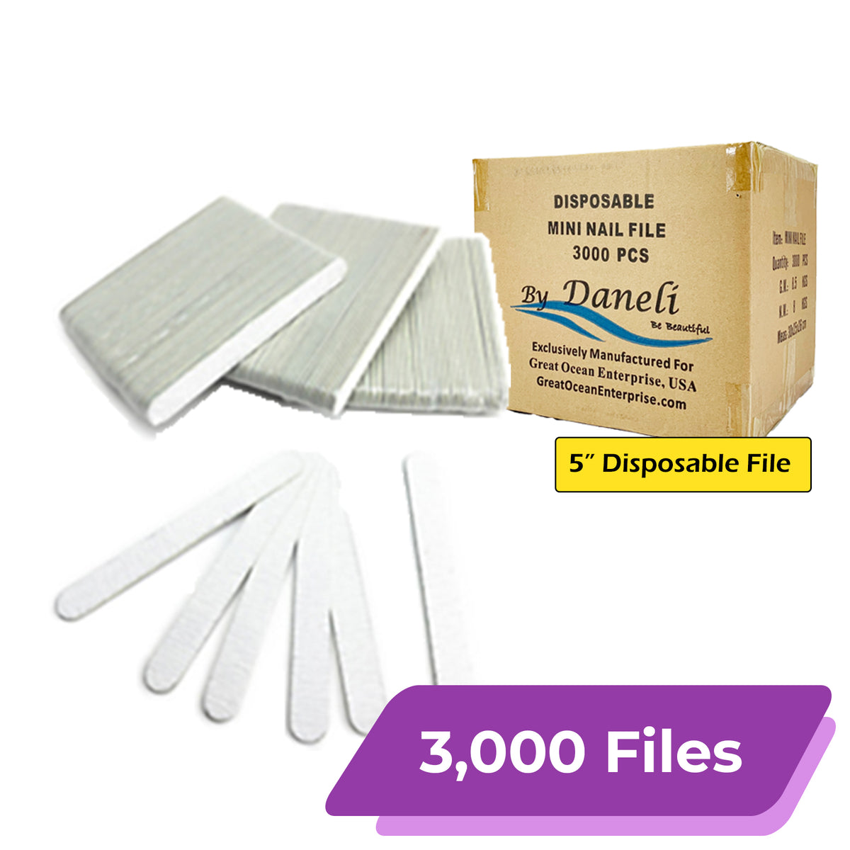 Disposable Zebra File | 5″ Length