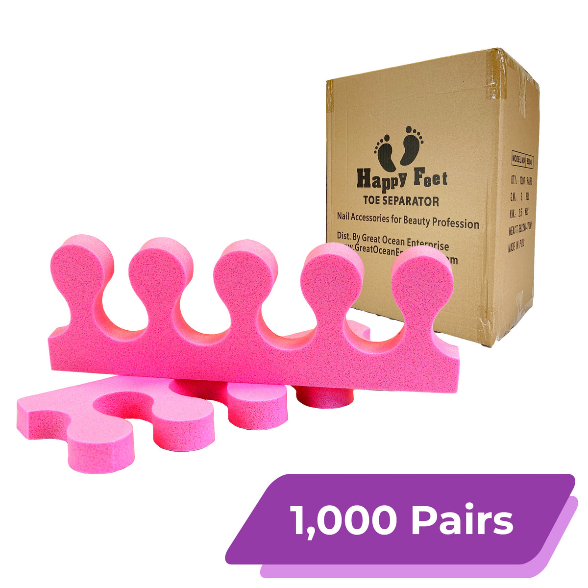 Disposable Foam Toe Separator (4-Holes)