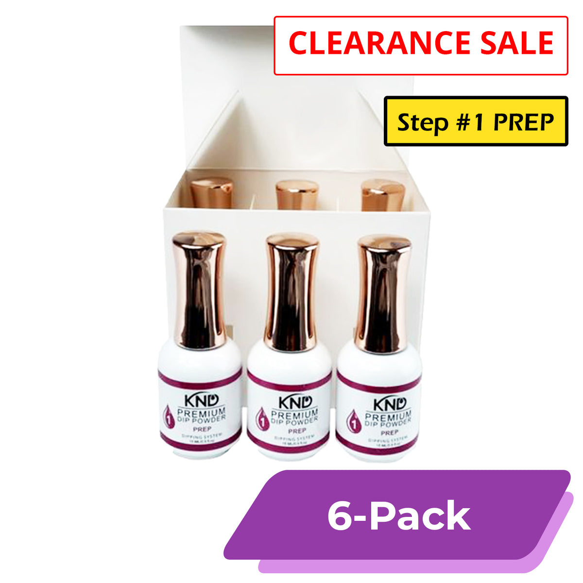 KND Dip Liquid Step #1 | Prep/Bond - 6 PACK